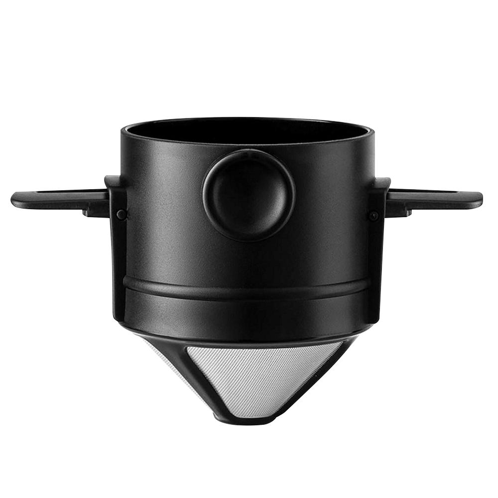Mini Coador com Filtro de Café Individual Portátil Inox p/ Copo