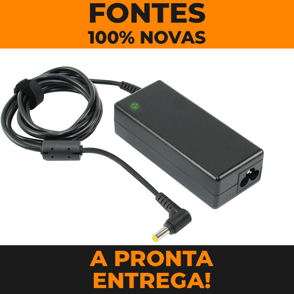 Fonte Carregador Notebook Positivo LiteON 19V 3.42A Original